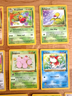 Jungle Unlimited Common & Uncommon 13x Vintage Pokemon Card Lot - Image 5