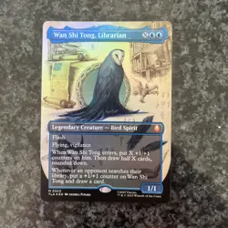 Wan Shi Tong Librarian Borderless FOIL Avatar Pack Fresh MTG MINT 320 - Image 1