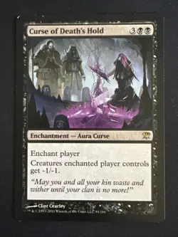 1x Curse of Death's Hold (94) Innistrad LP MTG Magic the Gathering x1 MKE - Image 1