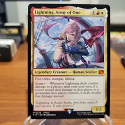 Lightning, Army Of One- Final Fantasy - FIN M 0233 - Image 1