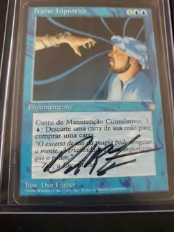 MTG Mox Diamond Sketch Dan Frazier Altered Art Magic Artist Proof SIGNED Jester. - Image 5