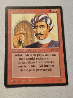 Mtg ALI FROM CAIRO HP Arabian Nights Reserve List - Image 1