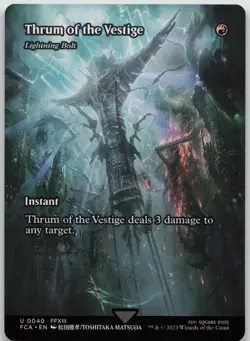 Thrum of the Vestige - Lightning Bolt (Showcase) U 40 NM - Image 1