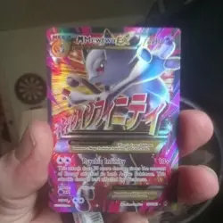 Mega M Mewtwo EX 160/162 Pokemon XY Breakthrough 2015 Full Art Pokemon Tcg [LP] - Image 5
