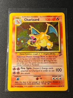 Pokemon TCG Charizard Base Set 2 004/130 Holo Rare Holo English - Image 1