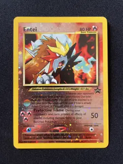 Pokemon TCG Entei Wizards Black Star Promos 34 Holo Promo - Image 1