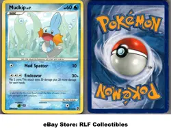2008 Pokemon, D&P Great Encounters, #80/106 Mudkip, Common (b) - Image 1