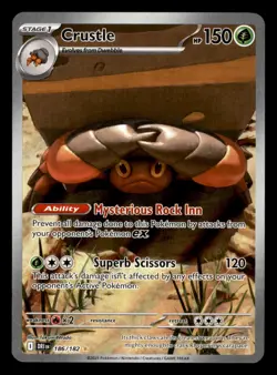Crustle 186/182 DRI Destined Rivals Pokemon Near Mint - Image 1