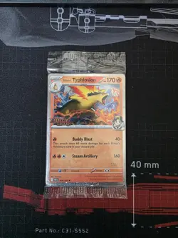 Pokemon TCG Destined Rivals STAFF Stamped Prerelease Sealed Promo Set of all 4 - Image 1