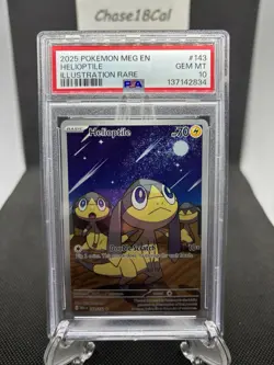 Helioptile 143/132 PSA 10 IR Pokemon Mega Evolution Illustration Rare Gem Mint - Image 1