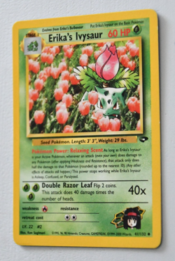 Erika's Ivysaur 41/132 Pokemon Gym Challenge Regular, Ungraded, Excellent - Image 2