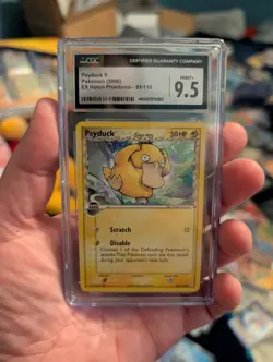 Psyduck #81 English 2006 Pokemon EX Holon Phantoms CGC 9.5 Vintage - Image 1