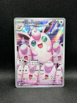Wigglytuff 105/094 IR Phantasmal Flames Me02 ILLUSTRATION RARE HOLO Pokemon Foil - Image 1
