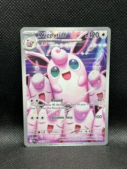 Wigglytuff 105/094 IR Phantasmal Flames Me02 ILLUSTRATION RARE HOLO Pokemon Foil - Image 3