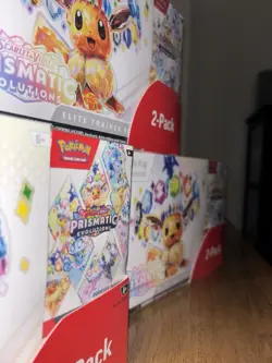 Pokemon TCG Prismatic Evolutions Costco 2-Pack - ETB & Booster Bundle Sealed - Image 2