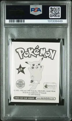 PSA 9 MINT 1999 MERLIN POKEMON #S10 PSYDUCK-PRISM - Image 4