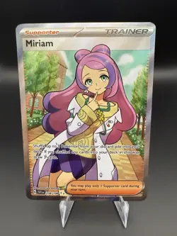 Pokemon TCG Miriam Holo Trainer Full Art #238/198 Near Mint Condition - Image 1