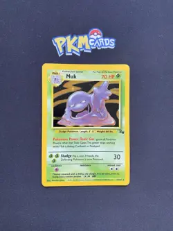 Pokemon TCG Muk Fossil 13/62 Holo Rare HP. - Image 1