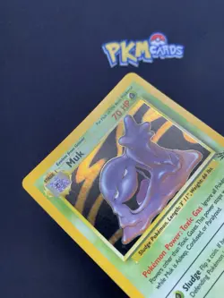 Pokemon TCG Muk Fossil 13/62 Holo Rare HP. - Image 2