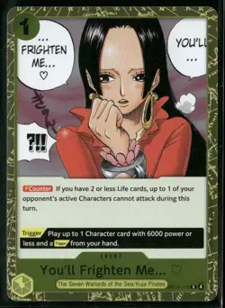 One Piece The Azure Sea's Seven You'll Frighten Me R OP14-118 - Image 1