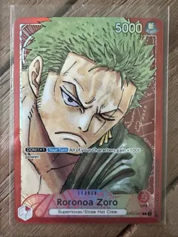 Roronoa Zoro (001) (Parallel) OP01-001 Romance Dawn Foil - Image 1