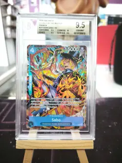Carte One Piece FR Sabo TR OP10-049 Treasure Rare Nm/M BGS ( Beckett ) 9,5 - Image 2