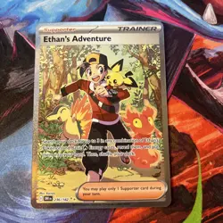 Pokemon card Ethan's Adventure SV10: Destined Rivals #236 SIR Near Mint - Image 1