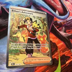 Pokemon card Ethan's Adventure SV10: Destined Rivals #236 SIR Near Mint - Image 4