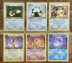 Pokemon Card Lot Vintage WOTC 1st Edition, Shadowless, Holo - Image 1