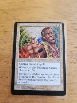 Prismatic Circle - Mirage - Error Card - Miscut - MTG Magic - Image 1
