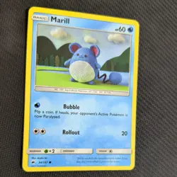 MARILL 34/147 POKEMON CARD (BURNING SHADOWS SET) - Image 3