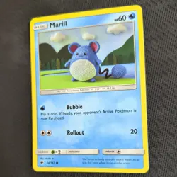 MARILL 34/147 POKEMON CARD (BURNING SHADOWS SET) - Image 4