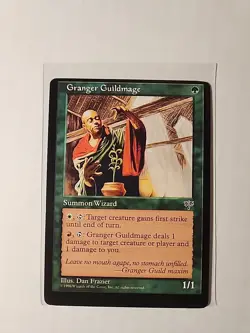 Granger Guildmage - Mirage - MTG Magic - Error Card - Miscut - Image 1