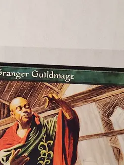 Granger Guildmage - Mirage - MTG Magic - Error Card - Miscut - Image 2