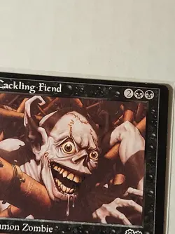 Cackling Fiend - Urza's Saga - MTG Magic - Error Card - Miscut - Image 2