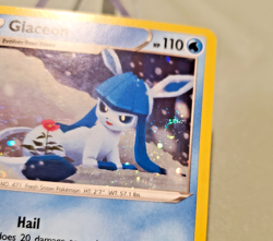SWIRL Glaceon SWSH192 Sword & Shield Black Star Promo Holo Pokemon Card LP - Image 3