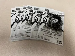 One Piece Card Game 3rd Anniversary Carrying on His Will 3 Brothers - 6x Packs - Image 1