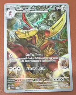 Pokemon TCG Kingambit SVP 130 Black Star Promo Card Near mint pack fresh - Image 1