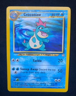 Croconaw 32/111 Neo Genesis - 2000 Pokemon Card - Vintage WOTC (NM) - Image 1