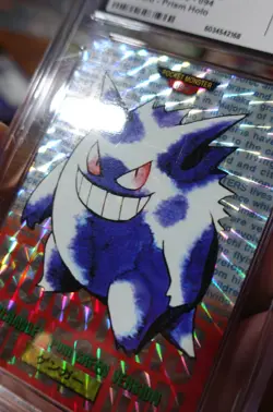 Gengar Bandai Carddass CGC 10 Japanese Vending Red Prism #094 Pokemon Card - Image 3