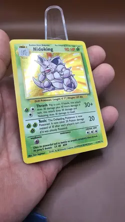 Pokemon TCG Nidoking Base Set Holo Unlimited Rare Card 11/102 - Image 4