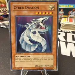 Cyber Dragon CRV-EN015 Cybernetic Revolution 1st Edition Super Rare Yugioh Card - Image 1