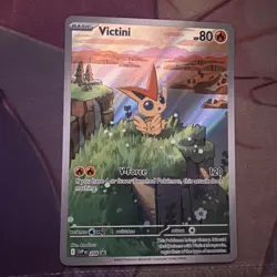Victini 208 Sv: Scarlet & Violet Promo Cards Holo in near mint condition. - Image 1
