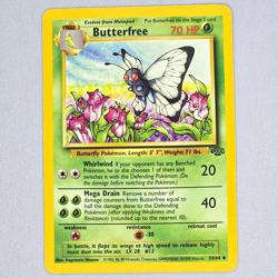Butterfree 33/64 Jungle Uncommon Vintage Pokemon Card WOTC TCG English LP - Image 1