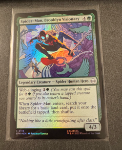 MTG Spider-Man, Brooklyn Visionary 0114 (Foil) [Marvel's Spider-Man, near mint] - Image 1