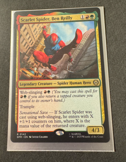 Scarlet Spider, Ben Reilly Marvel's Spider-Man Regular Rare 0142 MTG - Image 1
