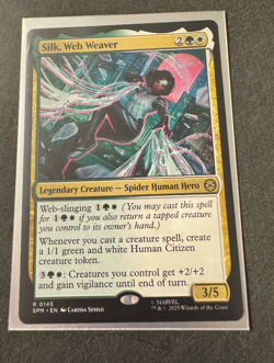 Silk, Web Weaver Marvel's Spider-Man Regular Rare 0145 MTG - Image 1