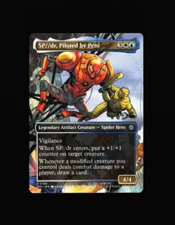 MTG: SP//dr, Piloted by Peni (Borderless) #199 U Normal NM Marvel's Spider-Man - Image 1