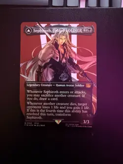 Sephiroth, Fabled SOLDIER (0382) (Borderless) Final Fantasy Foil - Image 1