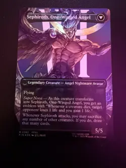 Sephiroth, Fabled SOLDIER (0382) (Borderless) Final Fantasy Foil - Image 2